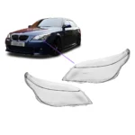 bmw e60 e61 priekiniu zibintu stiklai komplektas