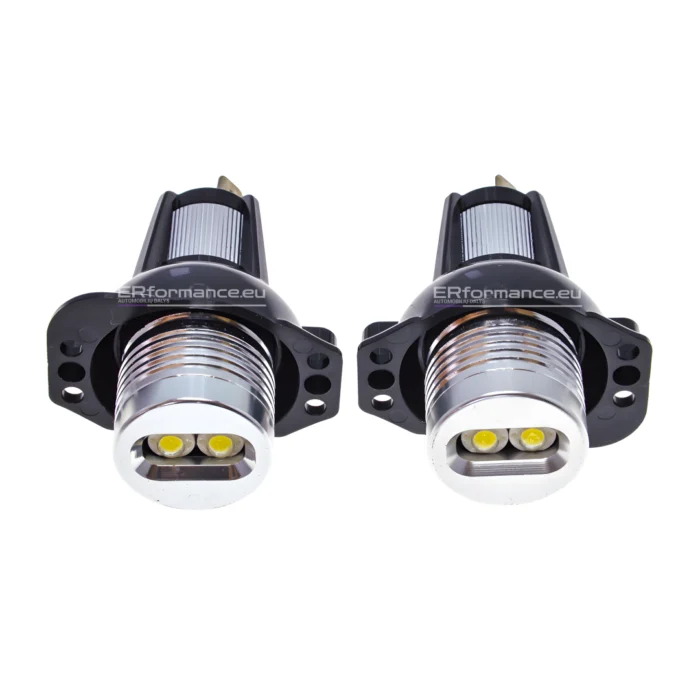 bmw e90 e91 pre lci led markeriai xenon balti iš aukštai