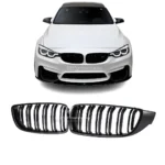 bmw f32 f33 f36 dvigubos grotelės blizgios juodos pagrindinė