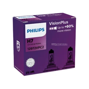 Philips h7 lemputės vision plus