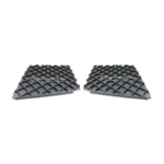 BMW E60 E61 bamperio grotelės padėtos
