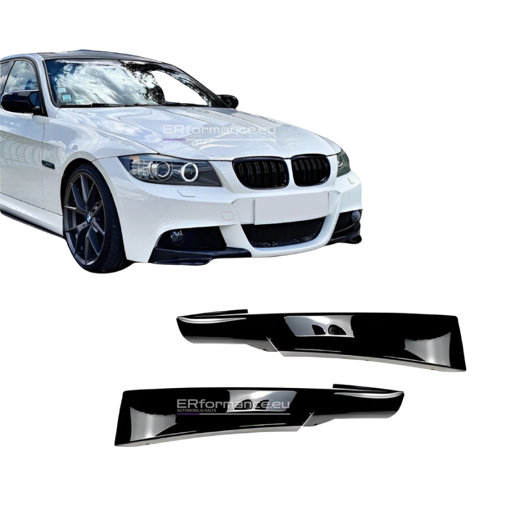 BMW E90 E91 LCI bamperio M sport spliteriai pagrindinė nuotrauka