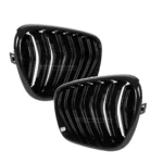 bmw f25 x3 f26 x4 pre lci grotelės juodos blizgios dvigubos viena ant kitos