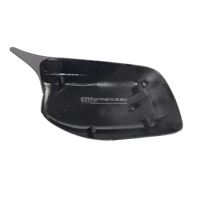 bmw e60 e61 e63 e64 pre lci veidrodėlio dangtelis juodas blizgus iš galo