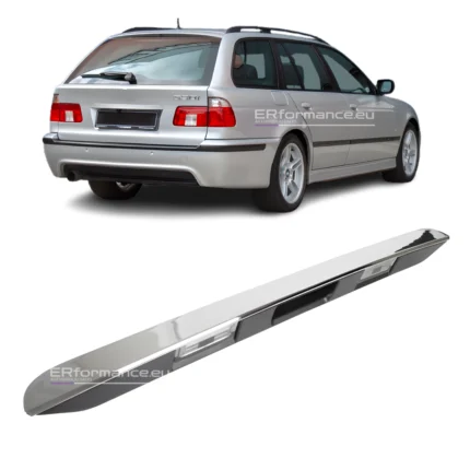 bmw e39 numerių apšvietimo juosta, chrominė lci ir pre lci universalo pagrindinė