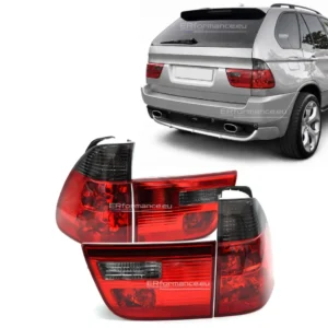 BMW E53 X5 galiniai žibintai tamsinti lci ir pre lci komplektas pagrindinė