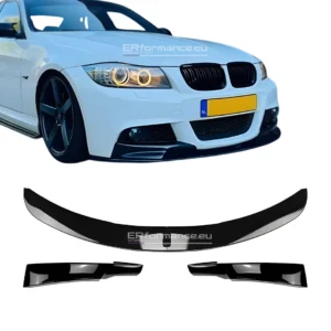 bmw e90 e91 lci m lipas pažeminimas M sport bamperio blizgus juodas pagrindinė