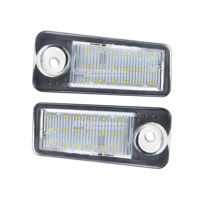 Audi led numerių apšvietima a6 c5 modeliui iš priekio arti