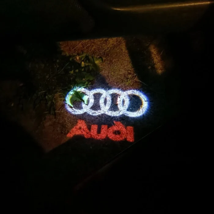 audi durų apšvietimas kaip šviečia