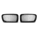 bmw e38 viengubos grotelės matinės juodos lci ir pre lci iš priekio
