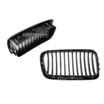 bmw e38 viengubos grotelės matinės juodos lci ir pre lci iš galo