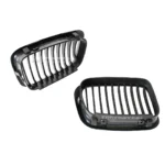 bmw e46 viengubos grotelės pre lci matinės juodos sedanui universalui iš galo