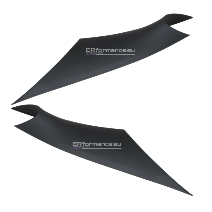 bmw f30 f31 f32 f33 f34 f36 priekinių durų rankenos dangteliai juodi iš priekio