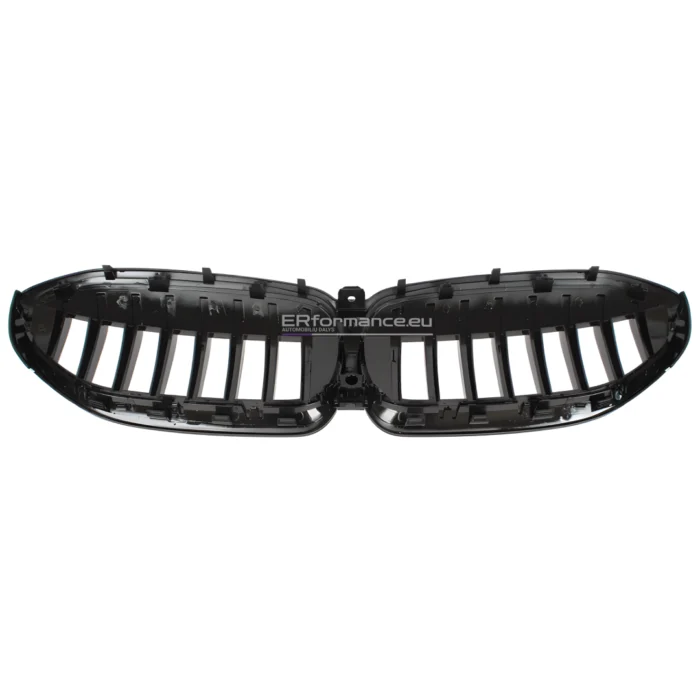 BMW G20 G21 PRE LCI viengubos grotelės blizgios juodos iš galo