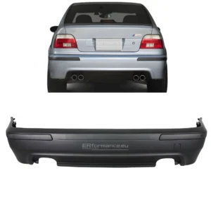 bmw e39 m5 look galinis bamperis sedano lci prelci dvigubo difuzoriaus pagrindinė