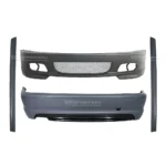 bmw e46 coupe cabrio m tech komplektas paketas lci ir pre lci iš priekio