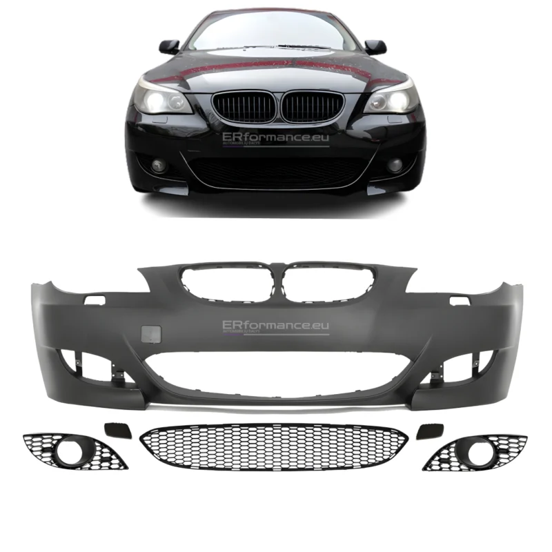 BMW E60 / E61 M5 Look priekšējais bamperis bez PDC – sedans / universālis (galvenais attēls)