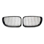 bmw e81 e82 e87 e88 lci viengubos grotelės matinės juodos 07-11 iš priekio