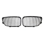 bmw e81 e82 e87 e88 lci viengubos grotelės matinės juodos 07-11 iš galo