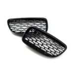 bmw e90 e91 lci diamond grotelės juodos blizgios (09-13) iš arti