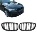 BMW E90 E91 LCI dubultās restes matētas melnas (2009–2013) – galvenās