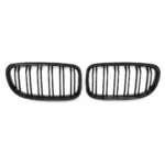 BMW E90 E91 LCI dubultās restes matētas melnas (2009–2013) – no priekšpuses