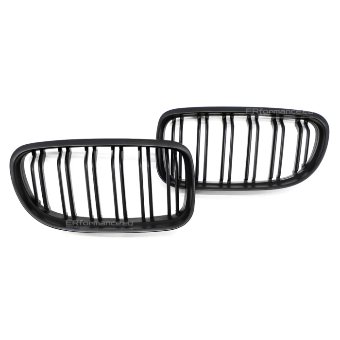 BMW E90 E91 LCI dubultās restes matētas melnas (2009–2013) – blakus viena otrai