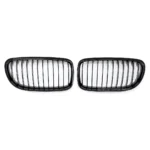 bmw e90 e91 lci viengubos grotelės blizgios juodos (09-13) iš priekio