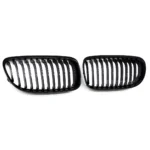 bmw e90 e91 lci viengubos grotelės blizgios juodos (09-13) iš arti šonu