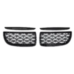 bmw e90 e91 pre lci diamond grotelės blizgios juodos 05-08 iš priekio