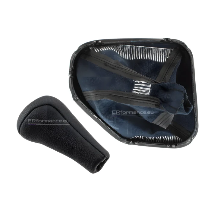 bmw e39 5 bėgių svirtis knobas su oda užvalkalu vidinė