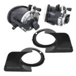 bmw e39 priešrūkiniai žibintai skaidrūs m tech ir juodi rėmelia iš galo