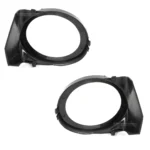 bmw e46 m tech m3 look priešrūkinių žibintų rėmeliai blizgūs juodi vidinė dalis