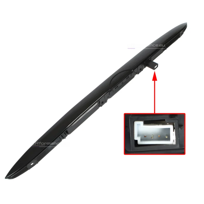 bmw e53 x5 numerių apšvietimo juosta blizgi juoda jungtis