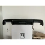 bmw e60 e61 difuzorius dvigubas blizgus juodas m bamperiui iš priekio