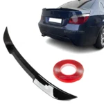 bmw e60 m4 stiliaus spoileris blizgus juodas pagrindinė