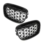 bmw f20 f21 diamond grotelės pre lci juodos blizgios pagrindinė