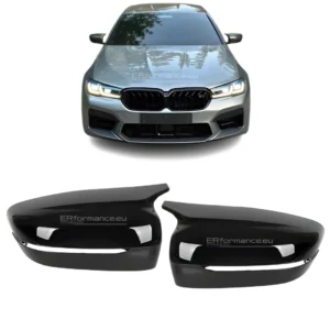 bmw g11 g20 g30 g15 m veidrodėlių dangteliai blizgūs juodi pagrindinė