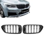 bmw g32 6gt dvigubos grotelės juodos blizgios pagrindinė