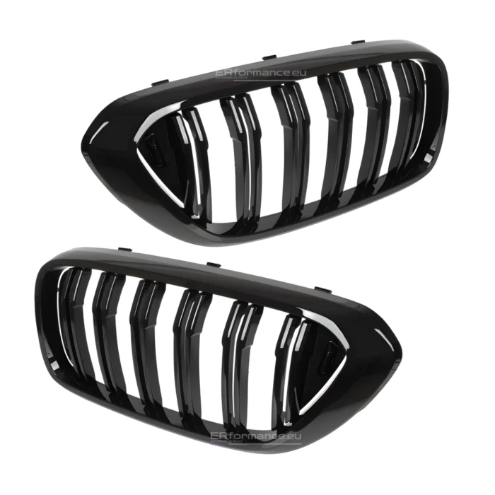 bmw g32 6gt dvigubos grotelės juodos blizgios iš priekio
