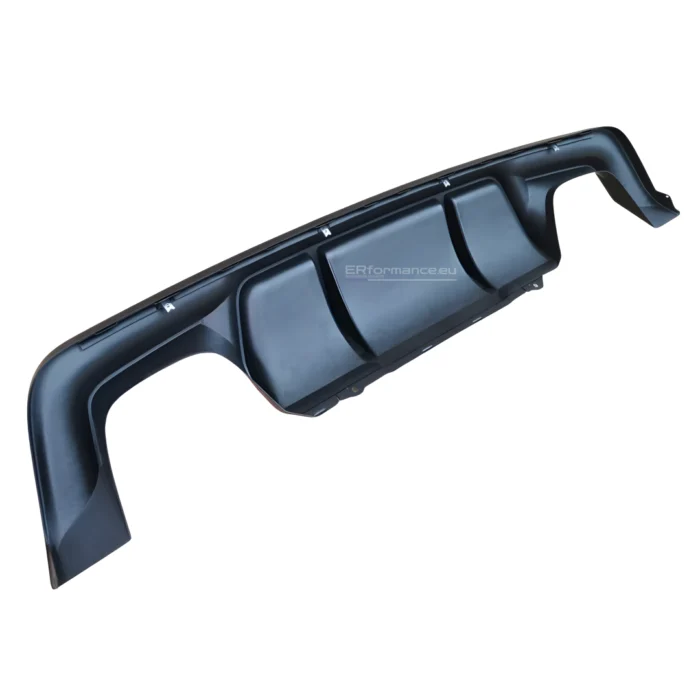 bmw e60 e61 m tech difuzorius dvigubas blizgus juodas lci prelci vidinė dalis