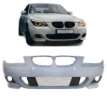 BMW E60 / E61 M Tech priekšējais bamperis 2007–2010 LCI ar PDC