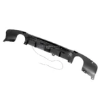 bmw e90 e91 dvigubas difuzorius su led blizgus juodas vidinė dalis