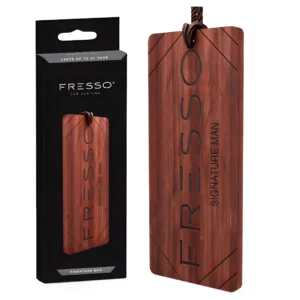 fresso automobilio kvapas medinė kortelė signature man pagrindinė