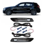 bmw e81 e82 e87 e88 tamsinti posūkiai f stiliaus dinaminiai lci ir prelci pagrindinė