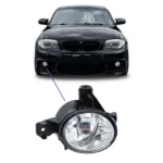 bmw e81 e82 e87 e88 miglas lukturis caurspīdīgs labā puse galvenais