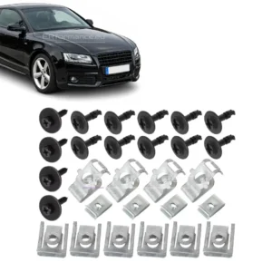 audi a5 B8 8t variklio apsaugos tvirtinimo rinkinys 28 vnt pagrindinė