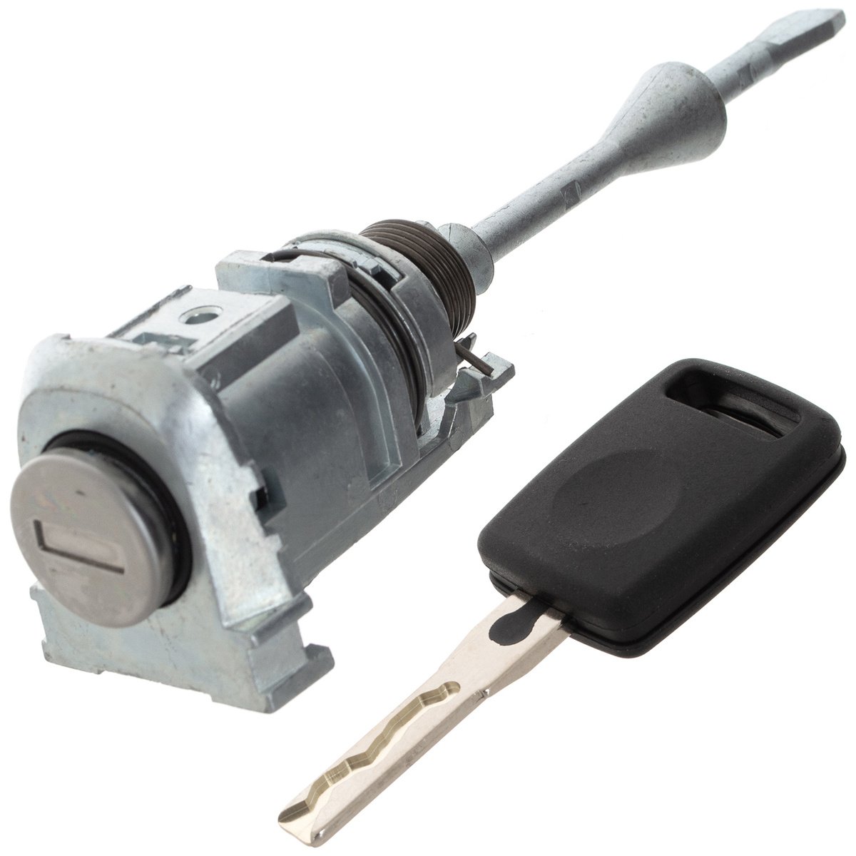Audi Q7 4L 06-15 priekinių kairių durų spynos įdėklas + 1 raktas