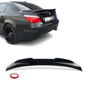 bmw e60 psm stiliaus spoileris blizgus juodas pagrindinė
