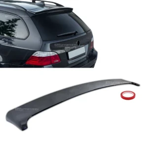 bmw e61 stogo spoileris blizgus juodas pagrindinė